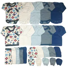 GENERICO - Pack 25 Piezas Ajuar Bebé 0a3 Meses