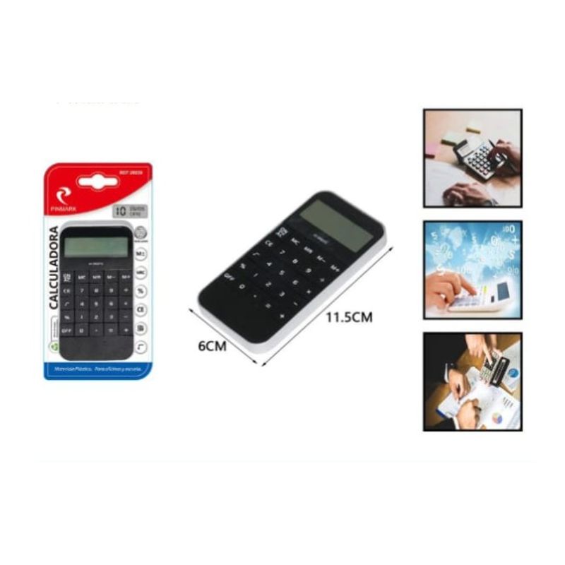 GENERICO - Calculadora De Plastico Escolar Colores Surtidos