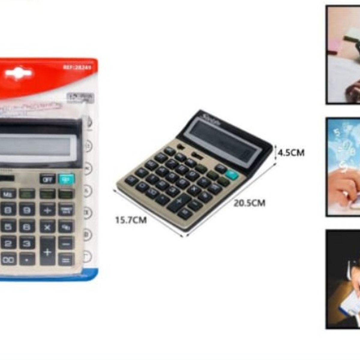 GENERICO - Calculadora De Plastico Escolar Colores Surtidos