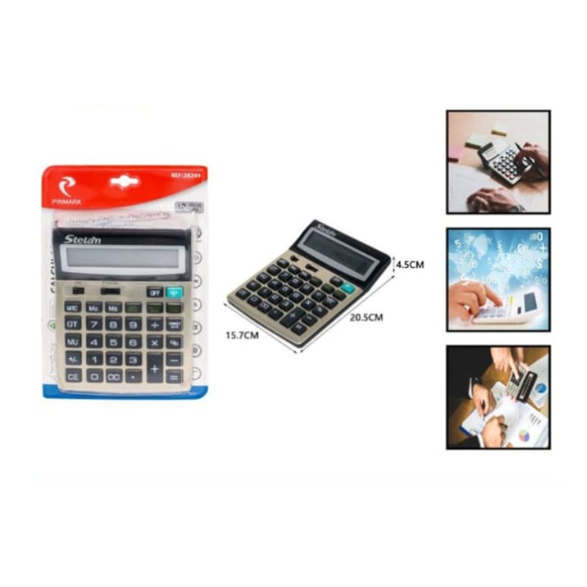 GENERICO - Calculadora De Plastico Escolar Colores Surtidos