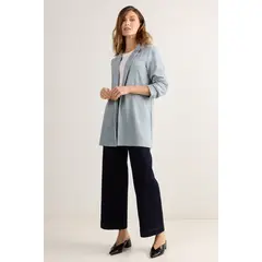 MA GRIFFE - Tapado Abierto Mujer Celeste Magriffe