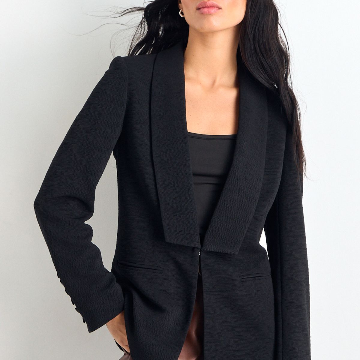 IO - Blazer Mujer Negro Io