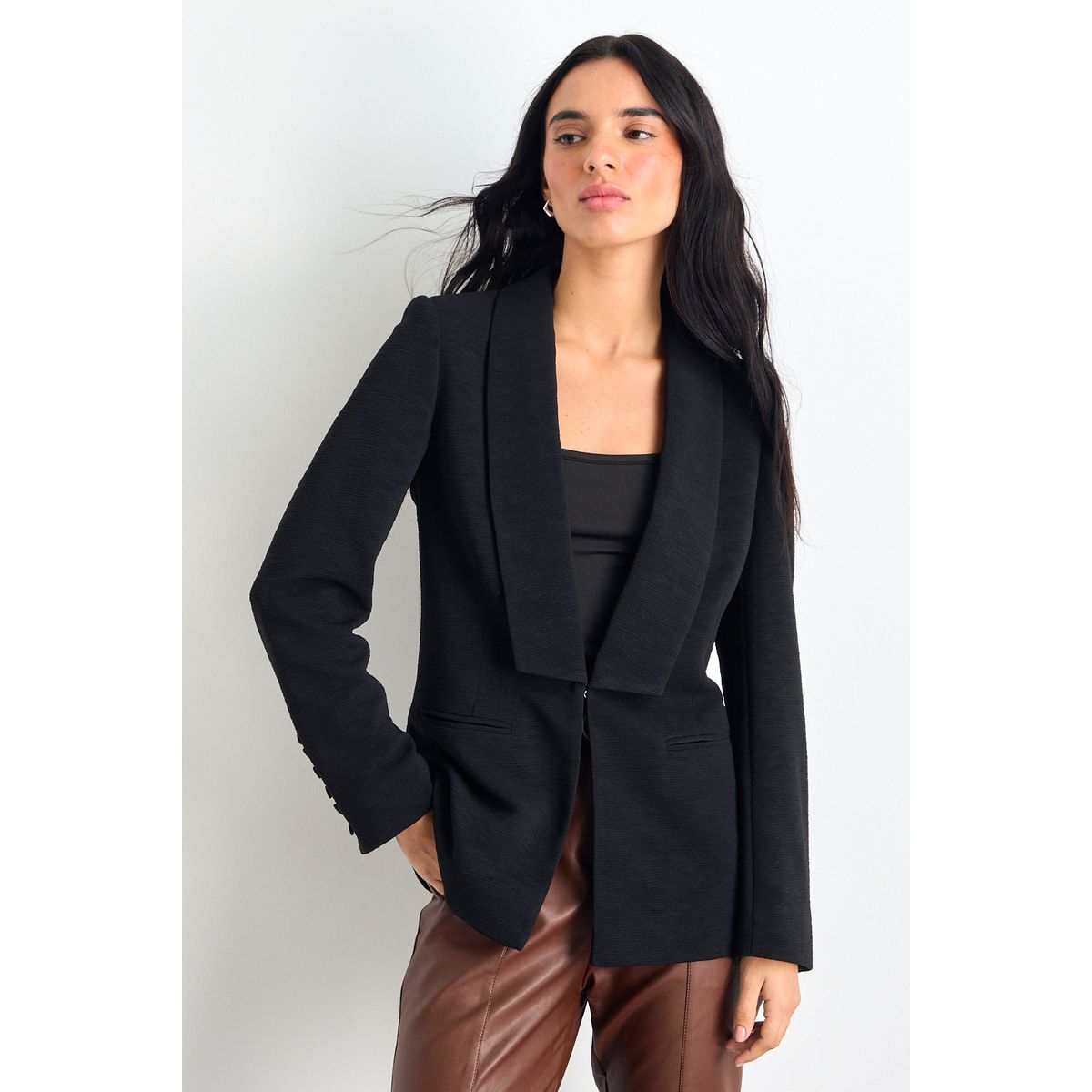 IO - Blazer Mujer Negro Io