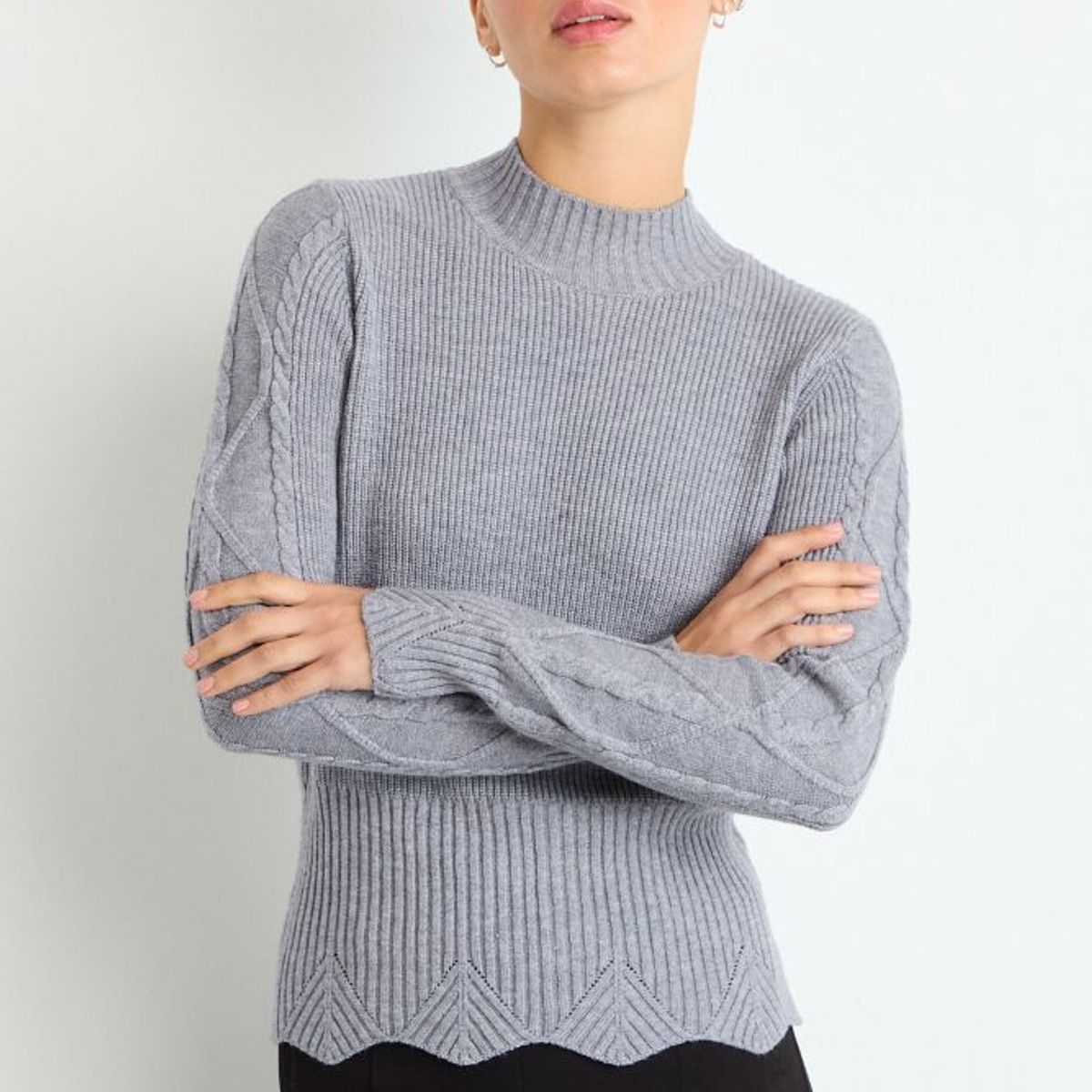 IO - Sweater Mujer Gris Io