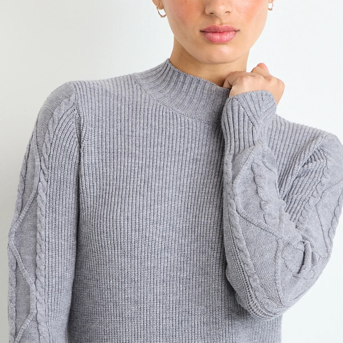 IO - Sweater Mujer Gris Io