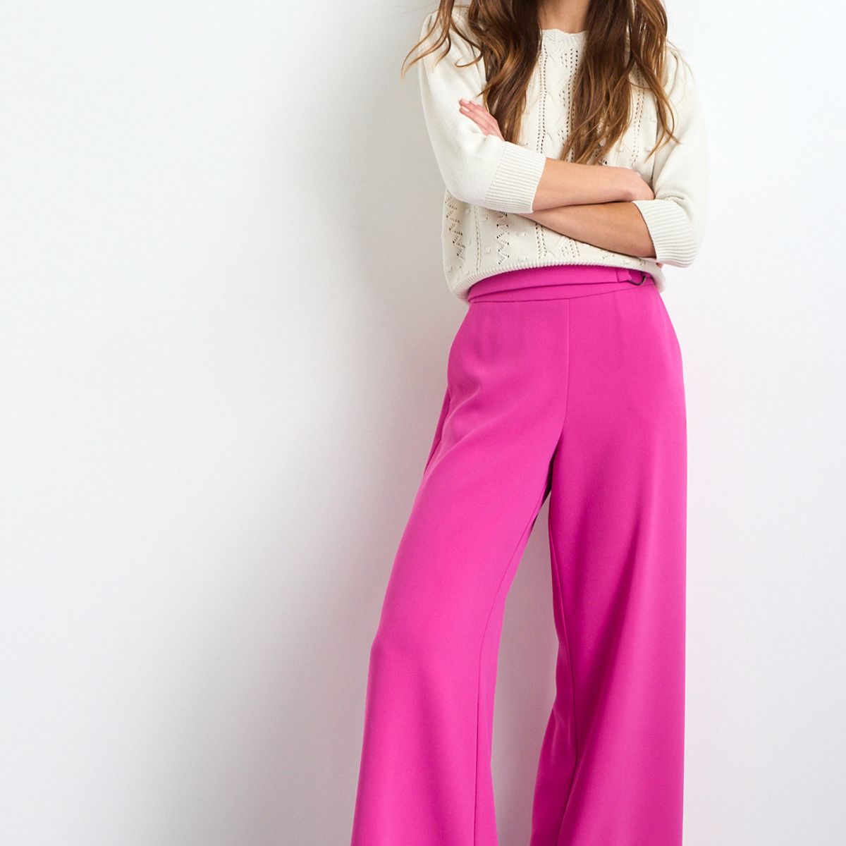 IO - Pantalon Mujer Fucsia Io