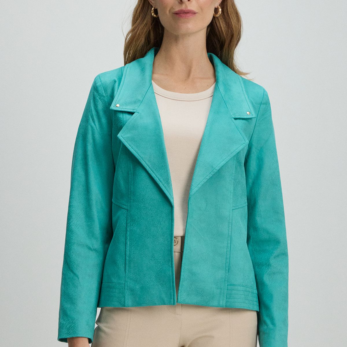 MA GRIFFE - Chaqueta Mujer Verde Magriffe