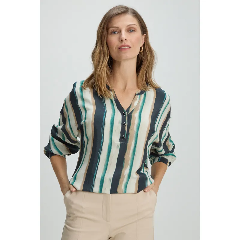 MA GRIFFE - Blusas Manga Larga Mujer Crudo Magriffe