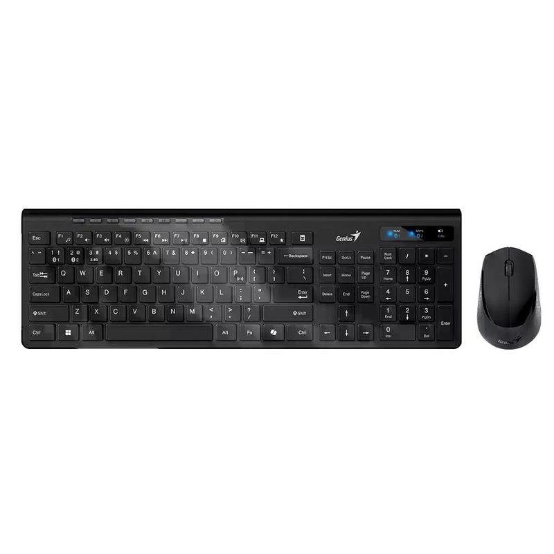 GENIUS - Kit Teclado + Mouse Inalámbrico SLIM STAR 8230 24 GHz Copilot