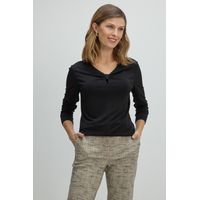 Polera Manga Larga Mujer Negro Magriffe