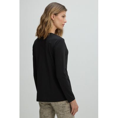 Imagen 2 del producto Polera Manga Larga Mujer Negro Magriffe