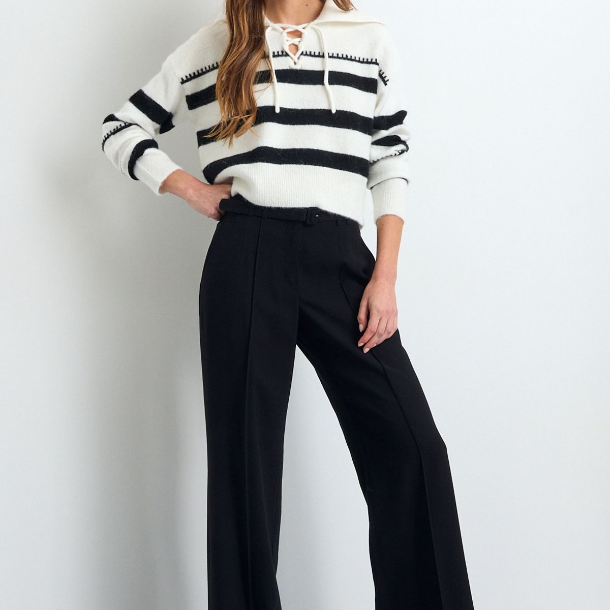 IO - Pantalon Mujer Negro Io