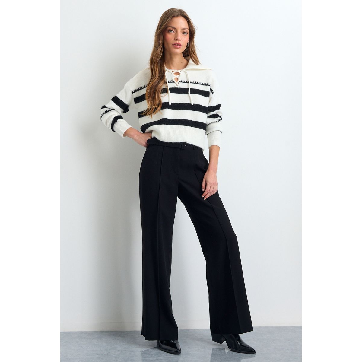 IO - Pantalon Mujer Negro Io