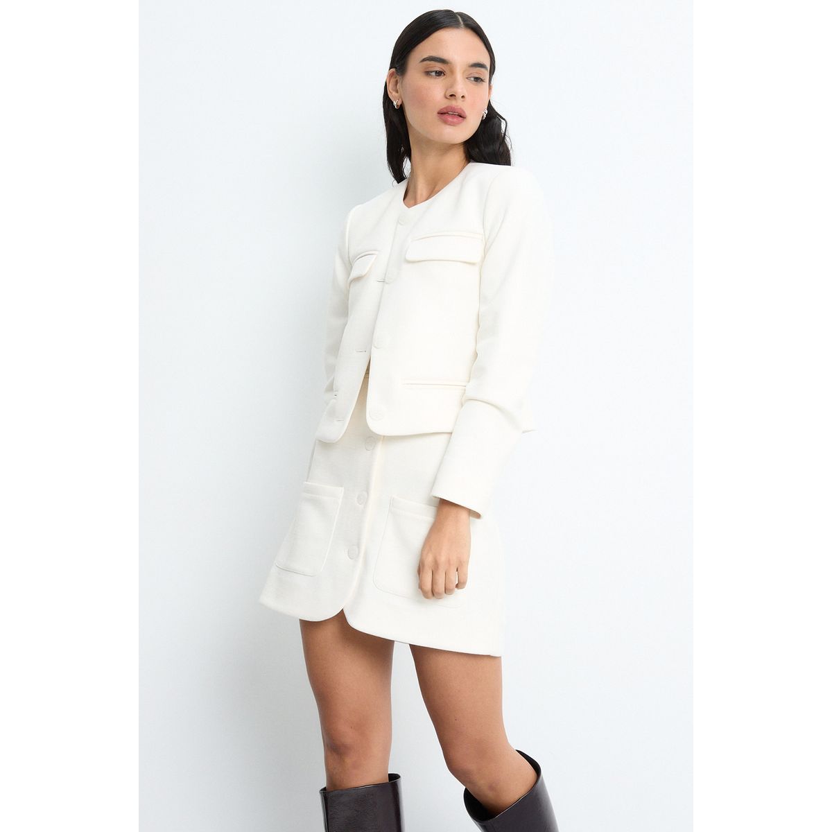 IO - Chaqueta Mujer Crudo Io