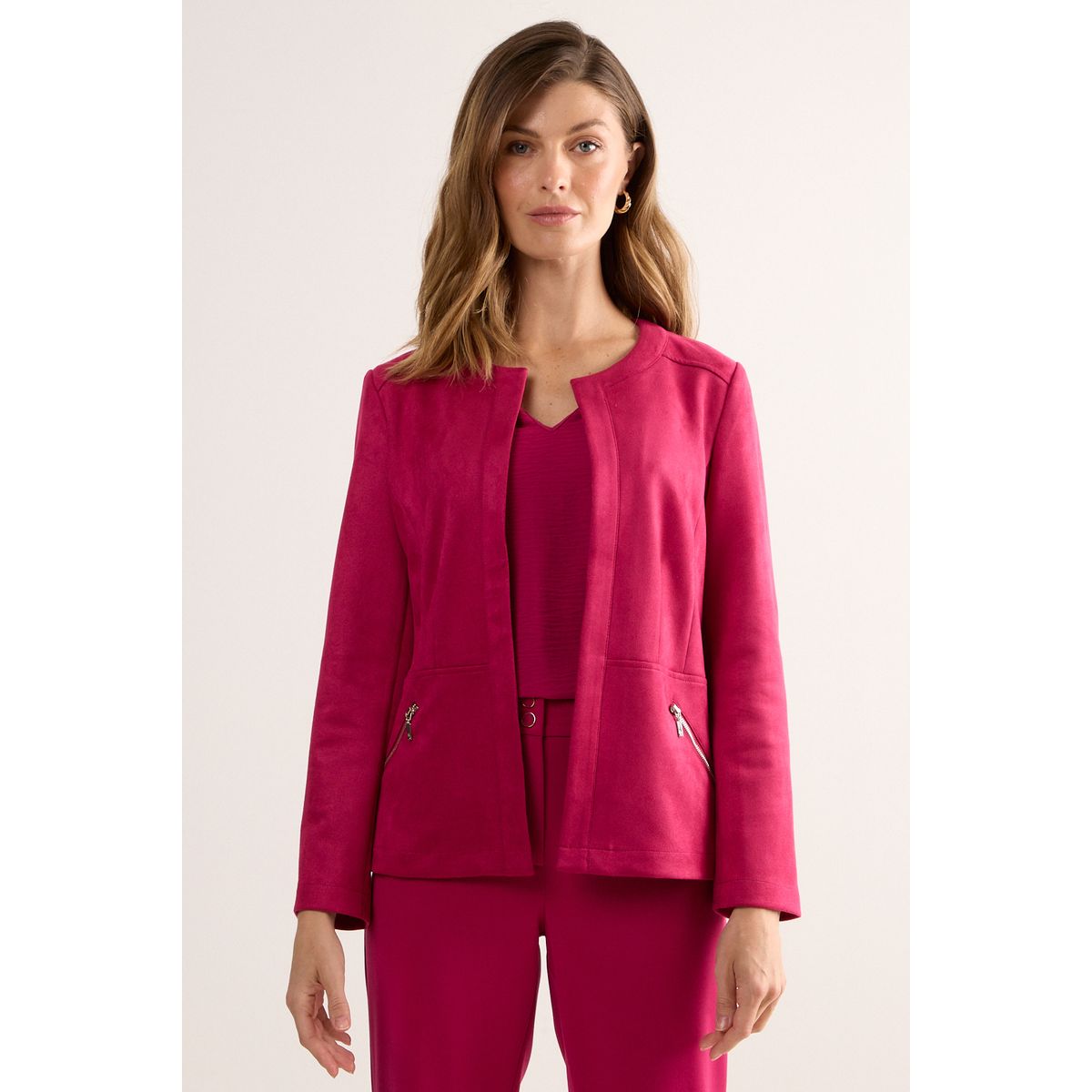 MA GRIFFE - Chaqueta Mujer Fucsia Magriffe