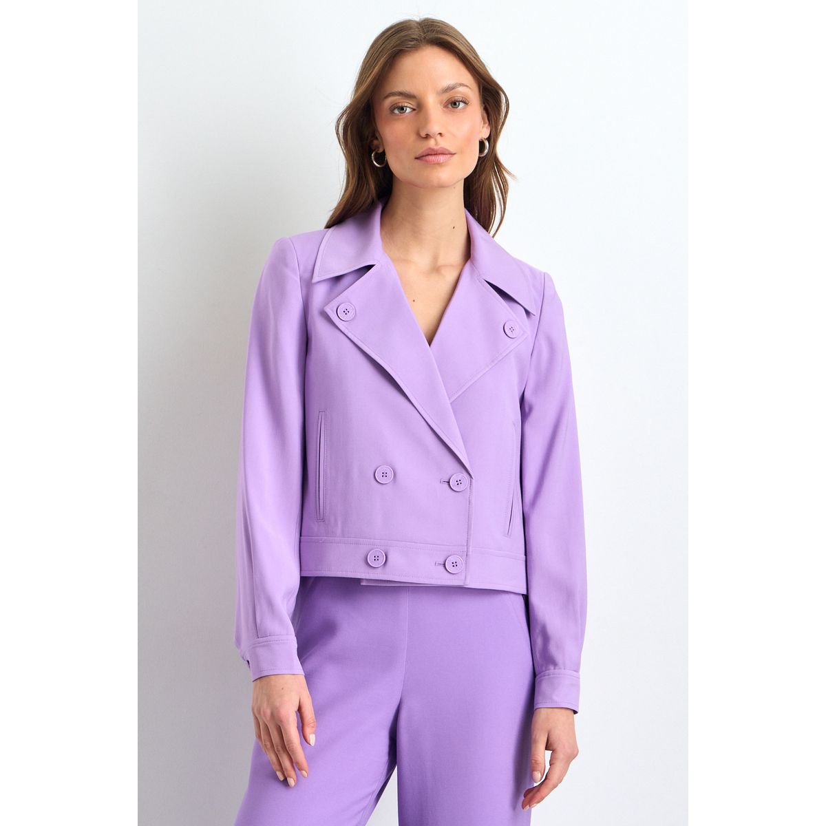 IO - Trench Mujer Morado Io