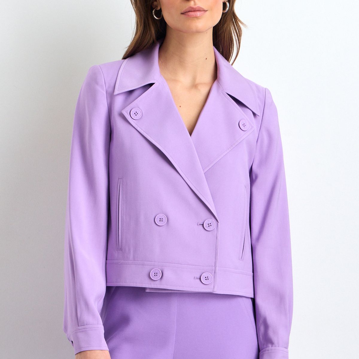 IO - Trench Mujer Morado Io