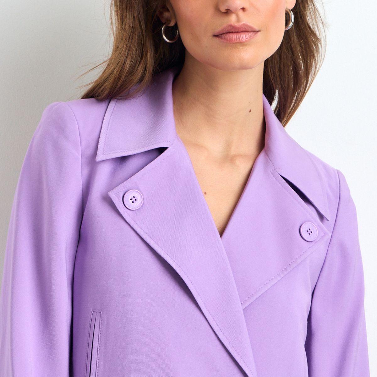 IO - Trench Mujer Morado Io