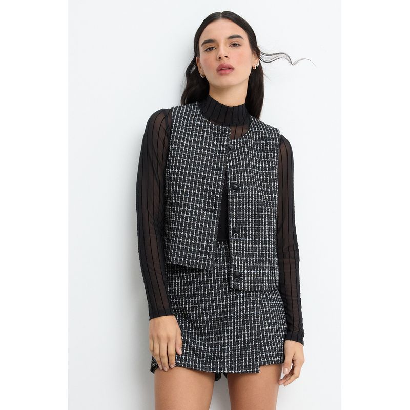 IO - Blazer Mujer Negro Io