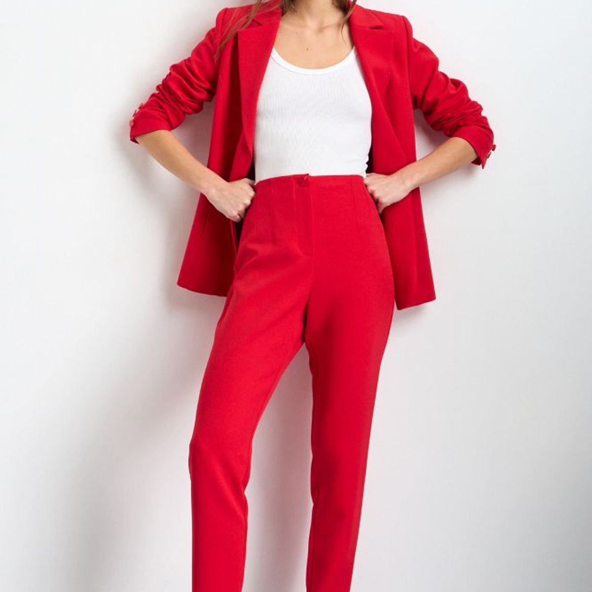 IO - Pantalon Mujer Rojo Io