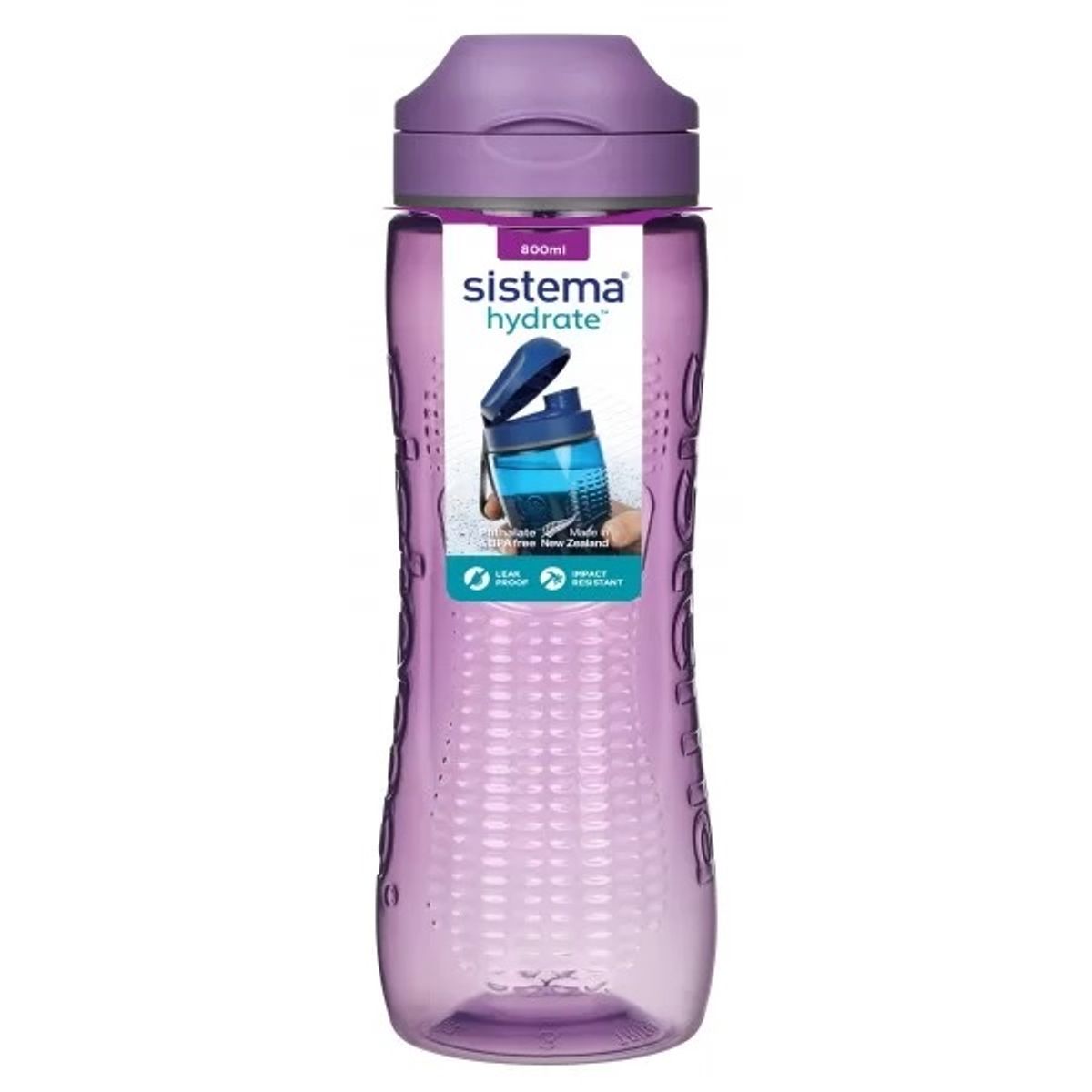 SISTEMA - BOTELLA DE HIDRATACIÓN 800ML SISTEMA LILA