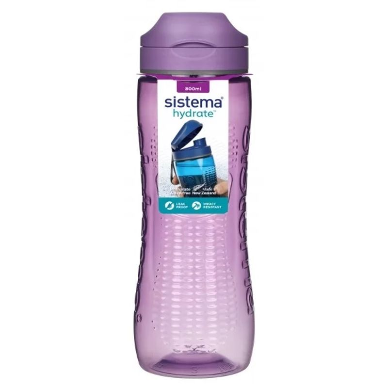 SISTEMA - BOTELLA DE HIDRATACIÓN 800ML SISTEMA LILA