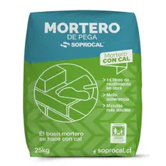 GENERICO - Mortero para Pega de Ladrillos y Bloques con Cal