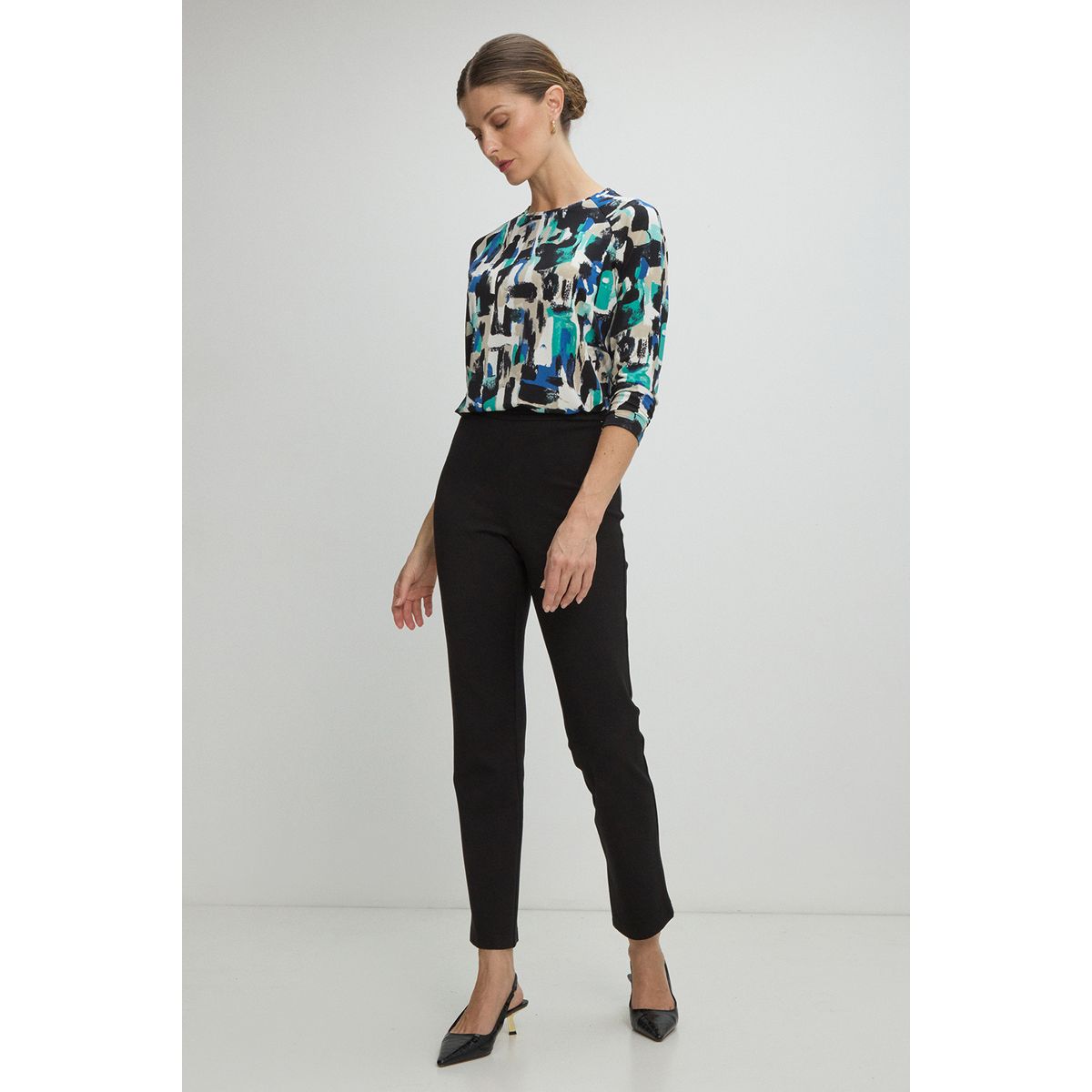 MA GRIFFE - Calza Mujer Negro Magriffe