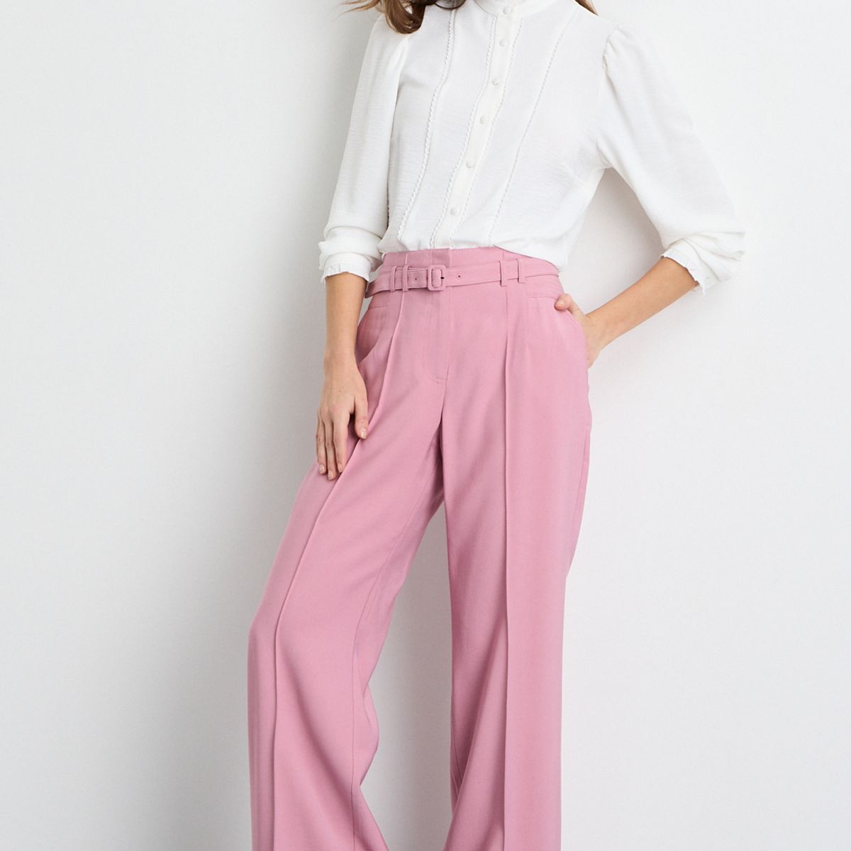 IO - Pantalon Mujer Rosa Io
