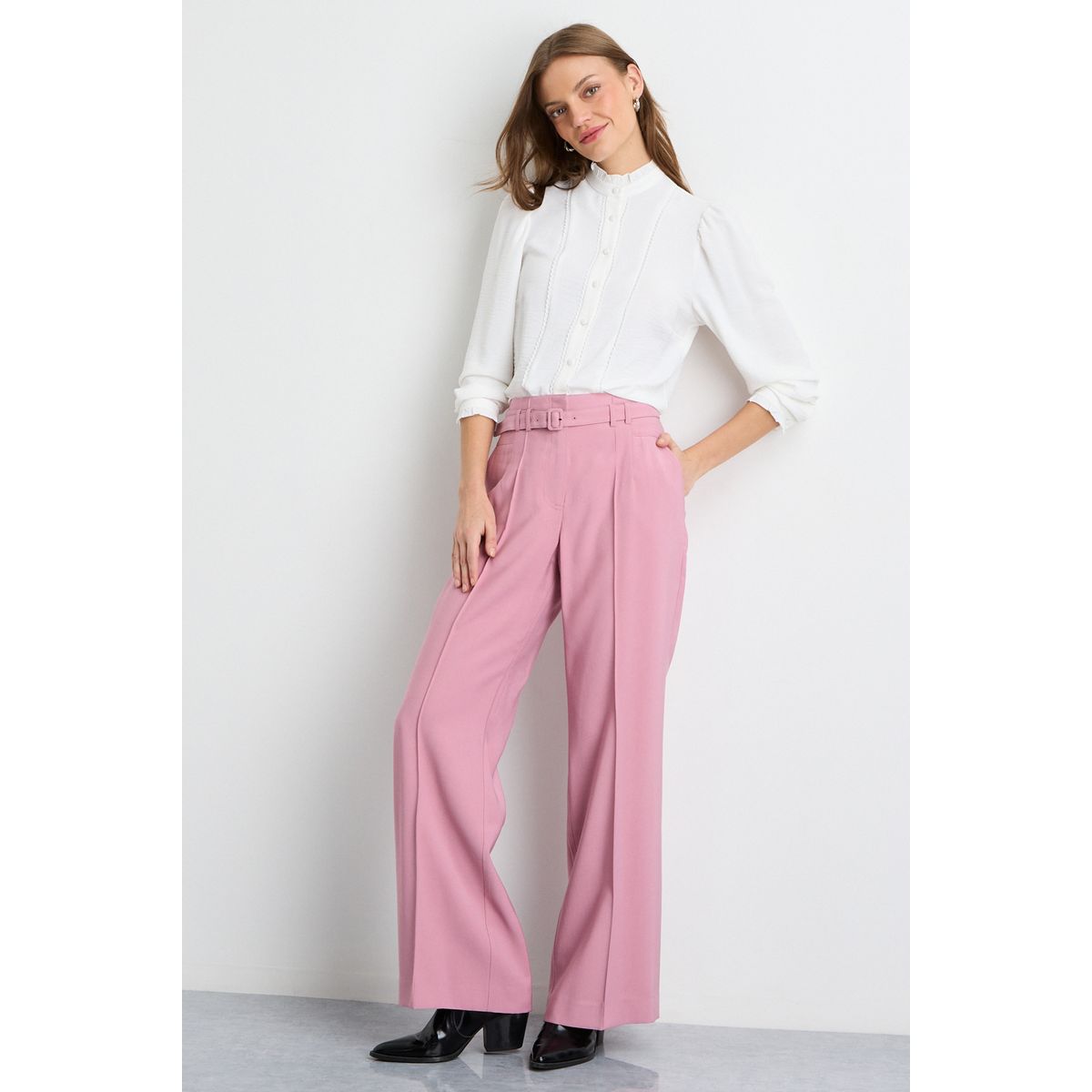 IO - Pantalon Mujer Rosa Io