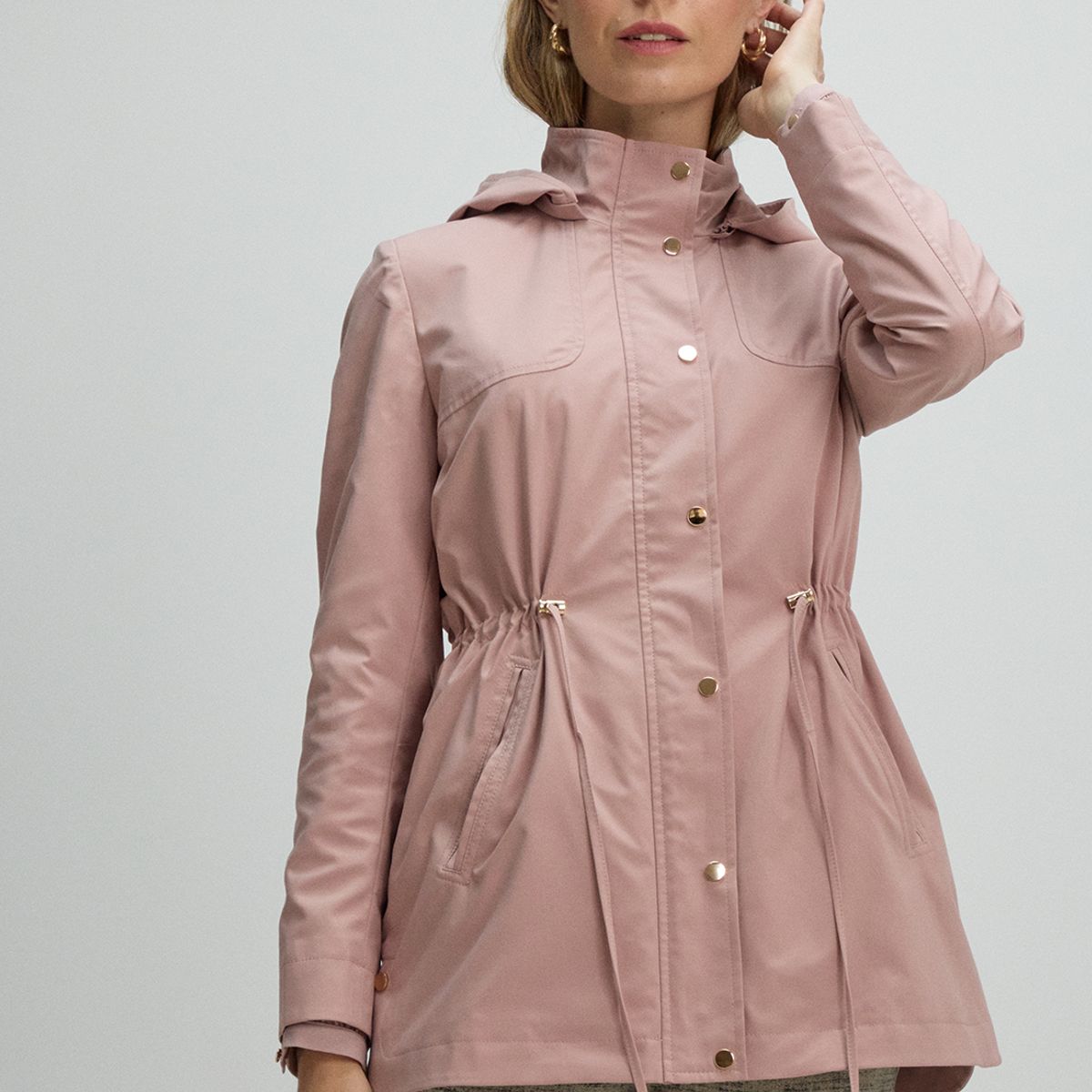 MA GRIFFE - Trench Mujer Rosa Magriffe
