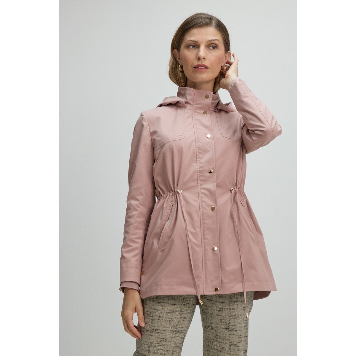 MA GRIFFE - Trench Mujer Rosa Magriffe