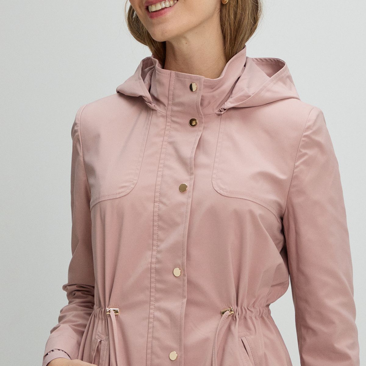 MA GRIFFE - Trench Mujer Rosa Magriffe