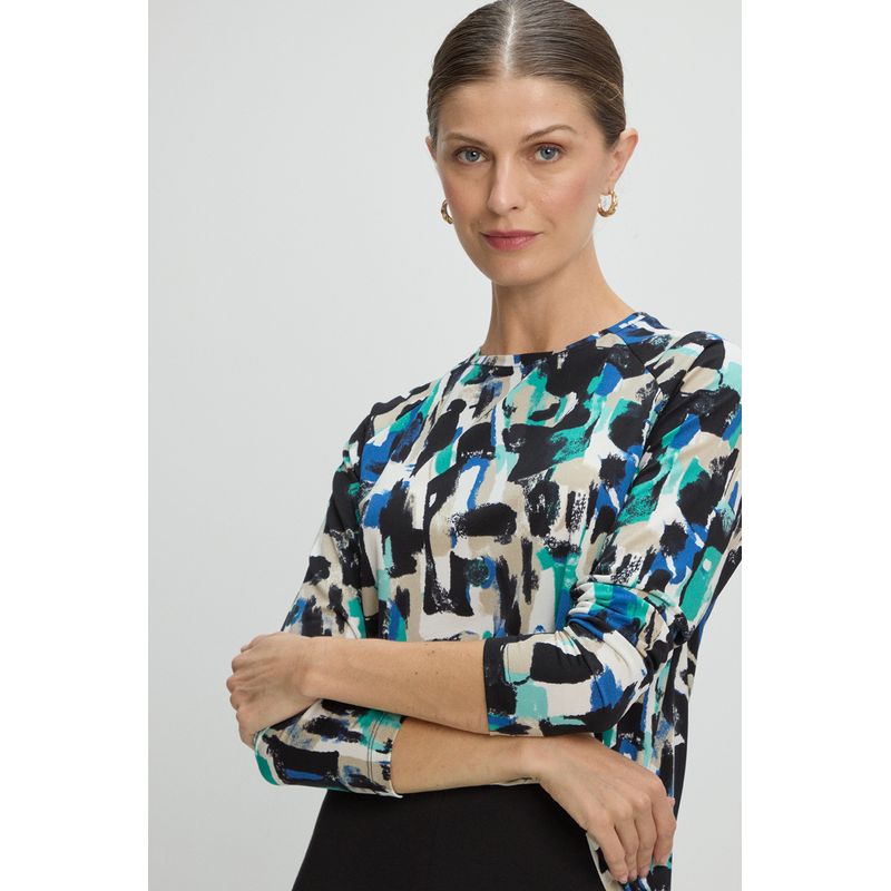 MA GRIFFE - Polera Manga Larga Mujer Crudo Magriffe