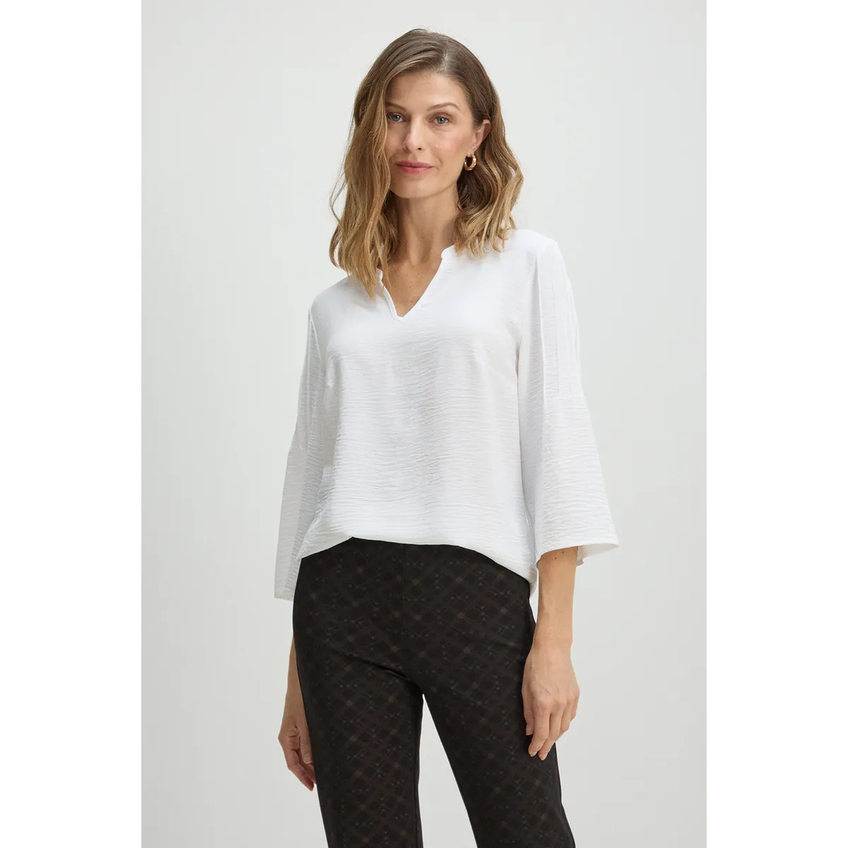 MA GRIFFE - Blusas Manga Larga Mujer Crudo Magriffe