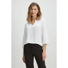 MA GRIFFE - Blusas Manga Larga Mujer Crudo Magriffe