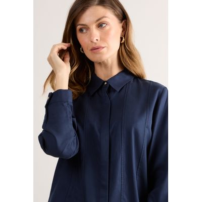 Imagen 2 del producto Blusas Manga Larga Mujer Azul Magriffe