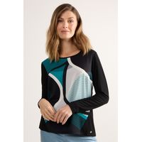 Polera Manga Larga Mujer Negro Magriffe