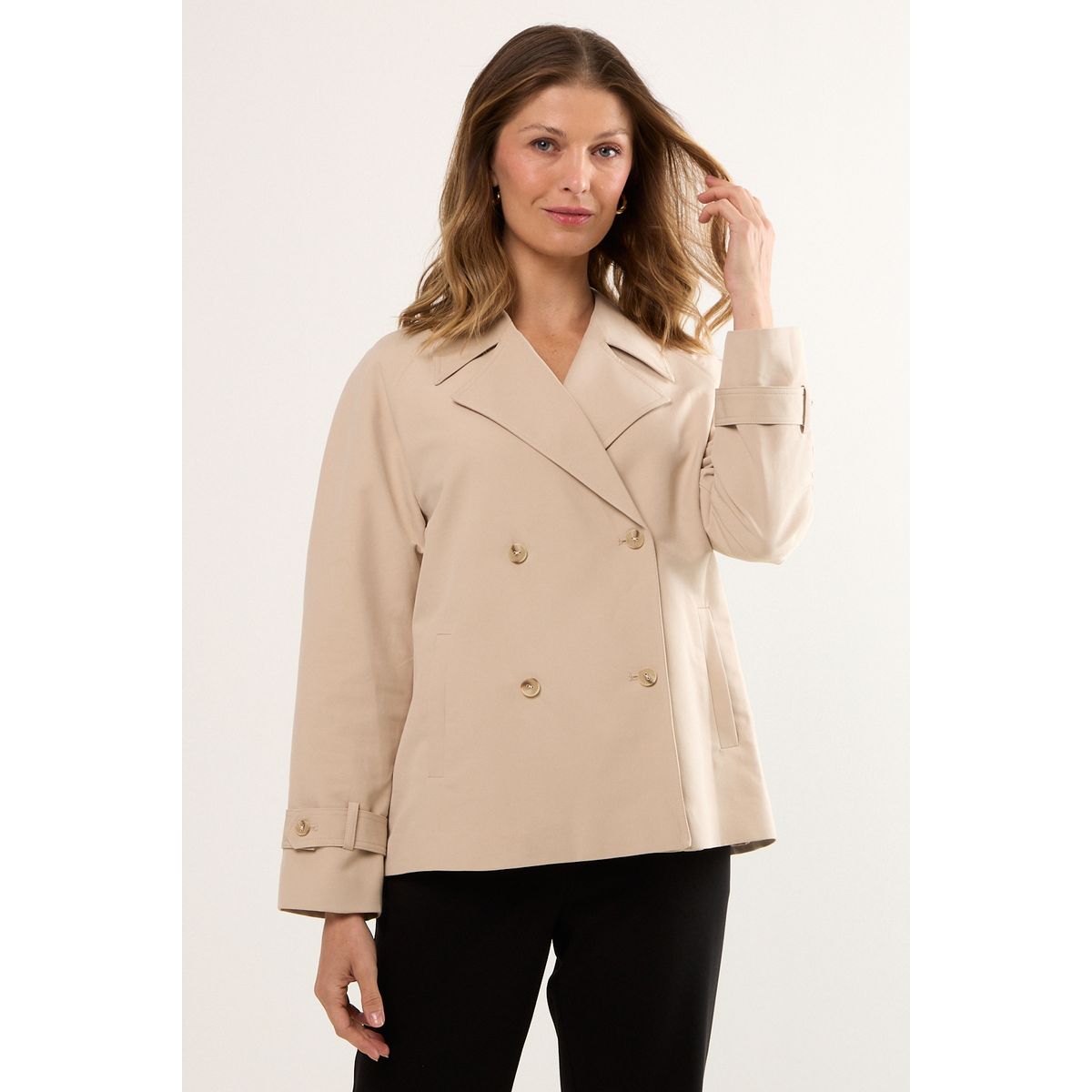MA GRIFFE - Trench Mujer Beige Magriffe