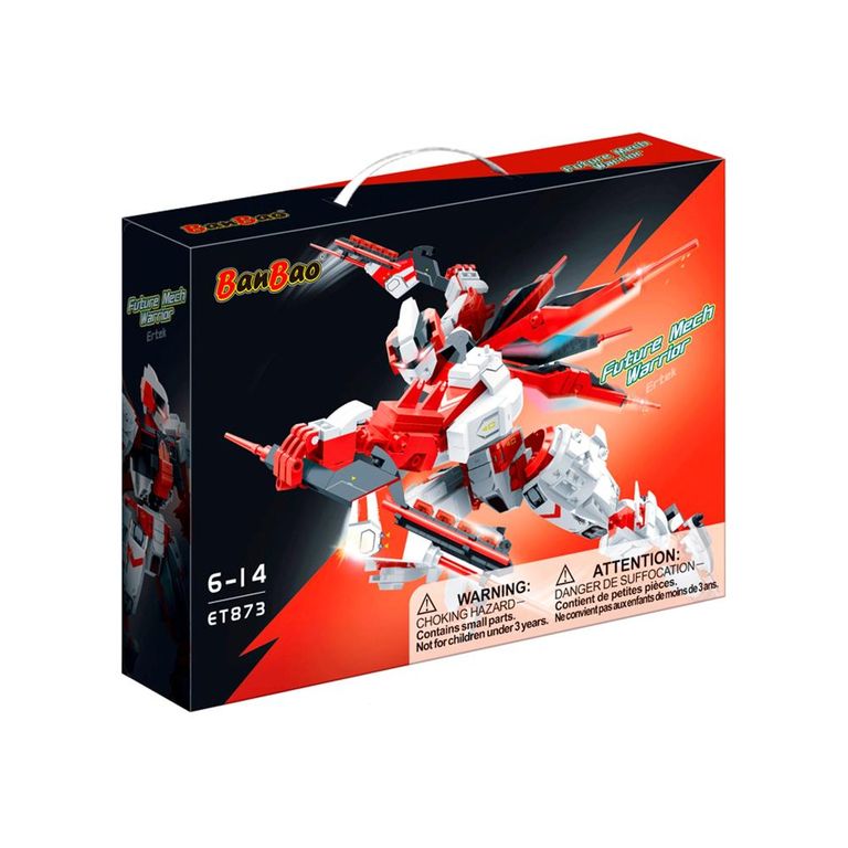 Set de Bloques Robot Future Mech Warrior Ertek Rojo