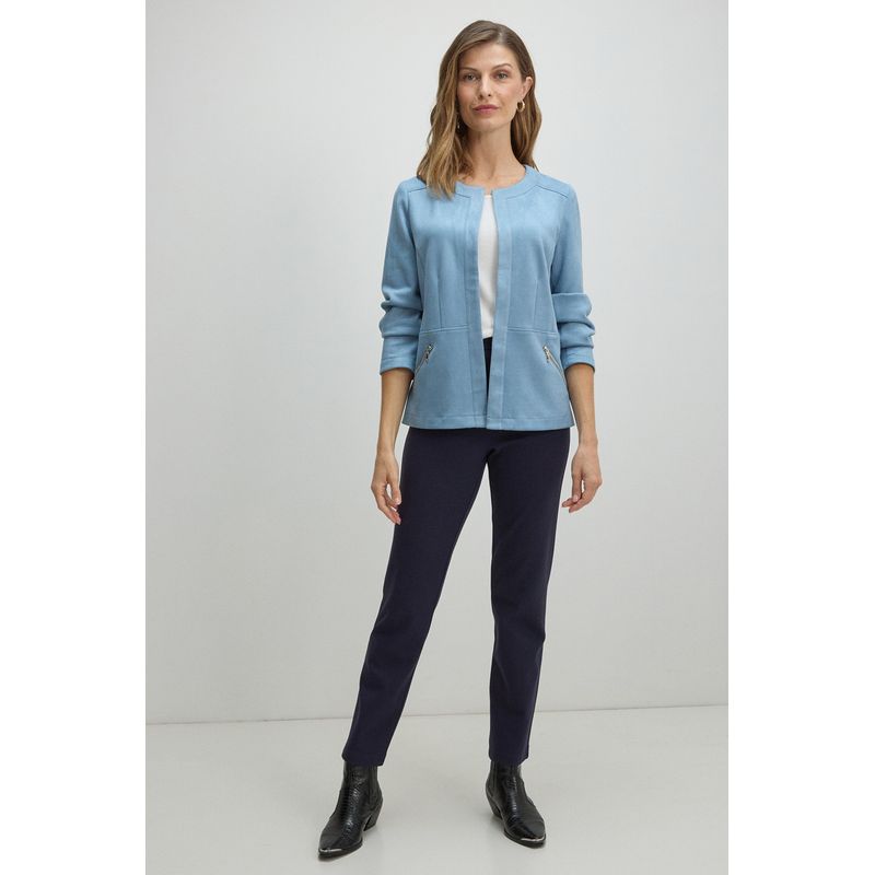 MA GRIFFE - Chaqueta Mujer Celeste Magriffe