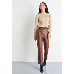 IO - Pantalon Mujer Café