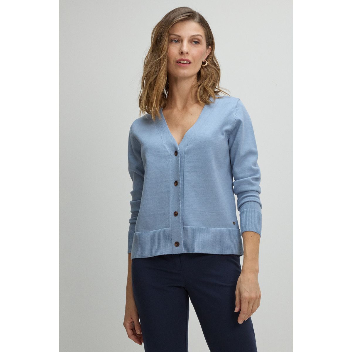 MA GRIFFE - Tejido Mujer Celeste Magriffe