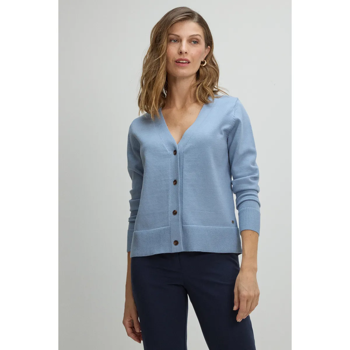 MA GRIFFE - Tejido Mujer Celeste Magriffe