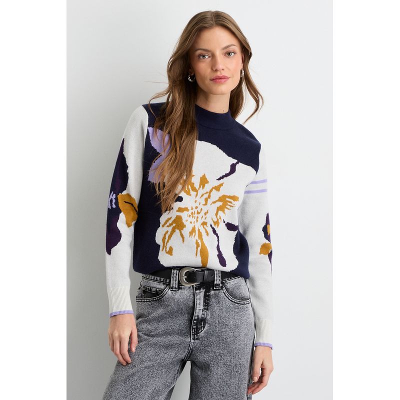 IO - Sweater Mujer Azul Io