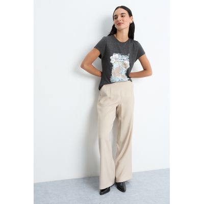 Imagen 2 del producto Polera Manga Corta Mujer Gris