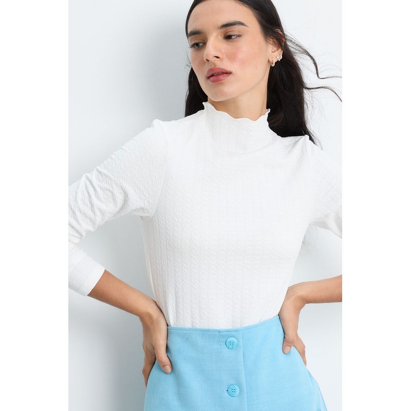 IO - Polera Manga Larga Mujer Crudo Io