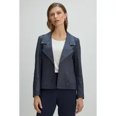 MA GRIFFE - Chaqueta Mujer Azul Magriffe
