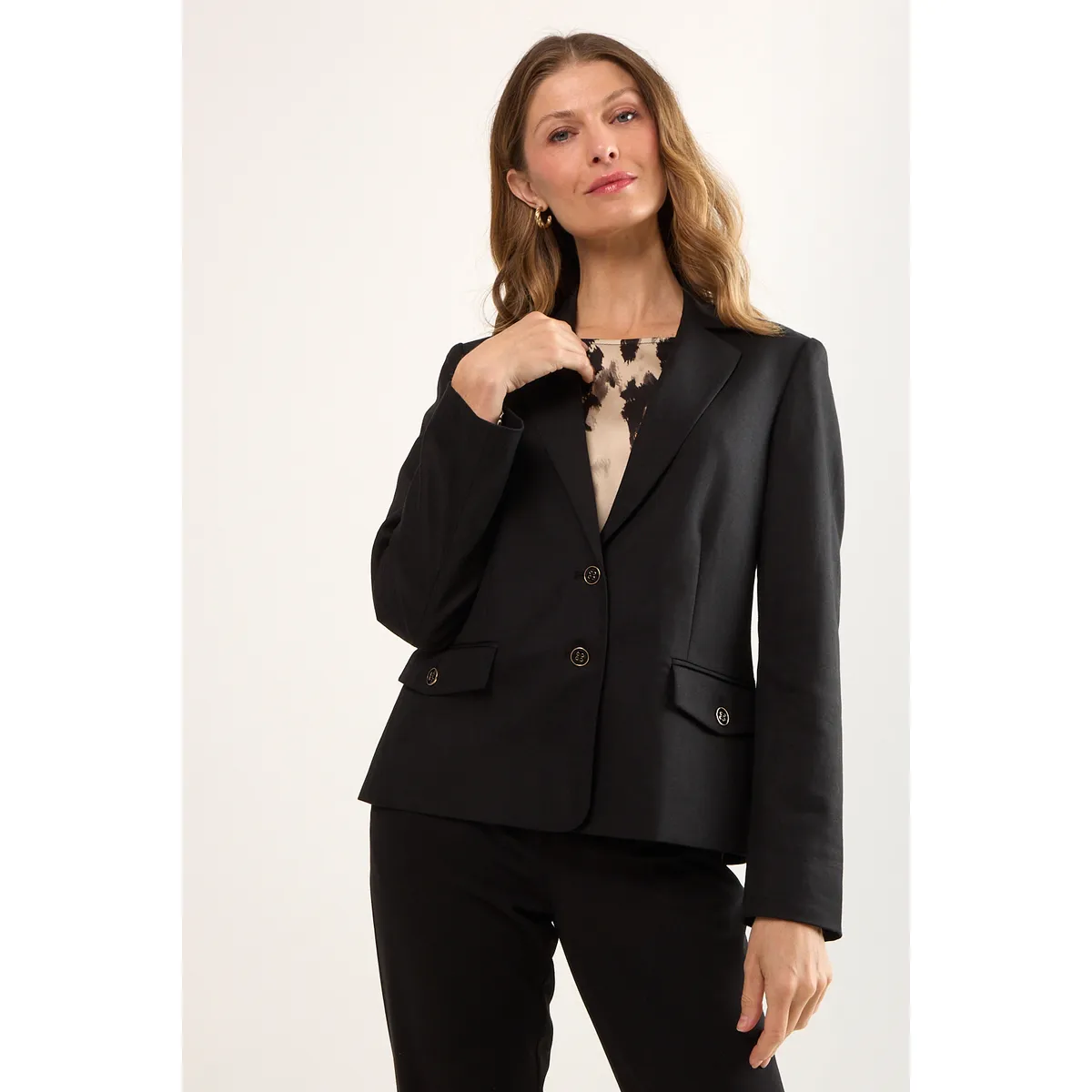 MA GRIFFE - Blazer Mujer Negro Magriffe