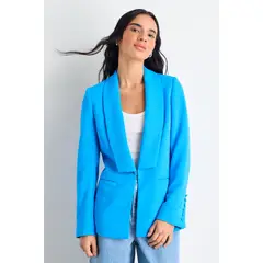 IO - Blazer Mujer Azul
